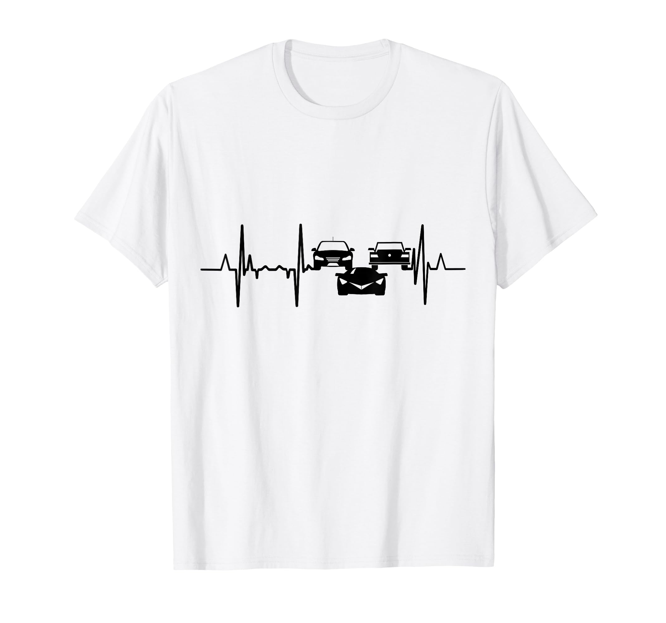 

Sports Car Heartline Heartbeat T-Shirt чёрный