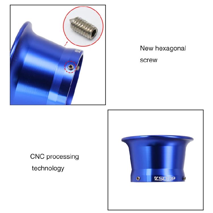 CNC Aluminum Air Filter Interface Cup 50mm for 21/24/26/28/30mm Carburetor