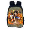 One Piece Monkey D. Luffy School Backpack for Child Light Weight Child Knapsack Fashion Rucksack Best Gift