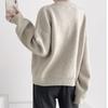 Maglioni Cappotto Cardigan da Donna Invernali Oversize Pile Ispessito Monocolore Larghi Manica Lunga Maglia Maglioni Cappotto