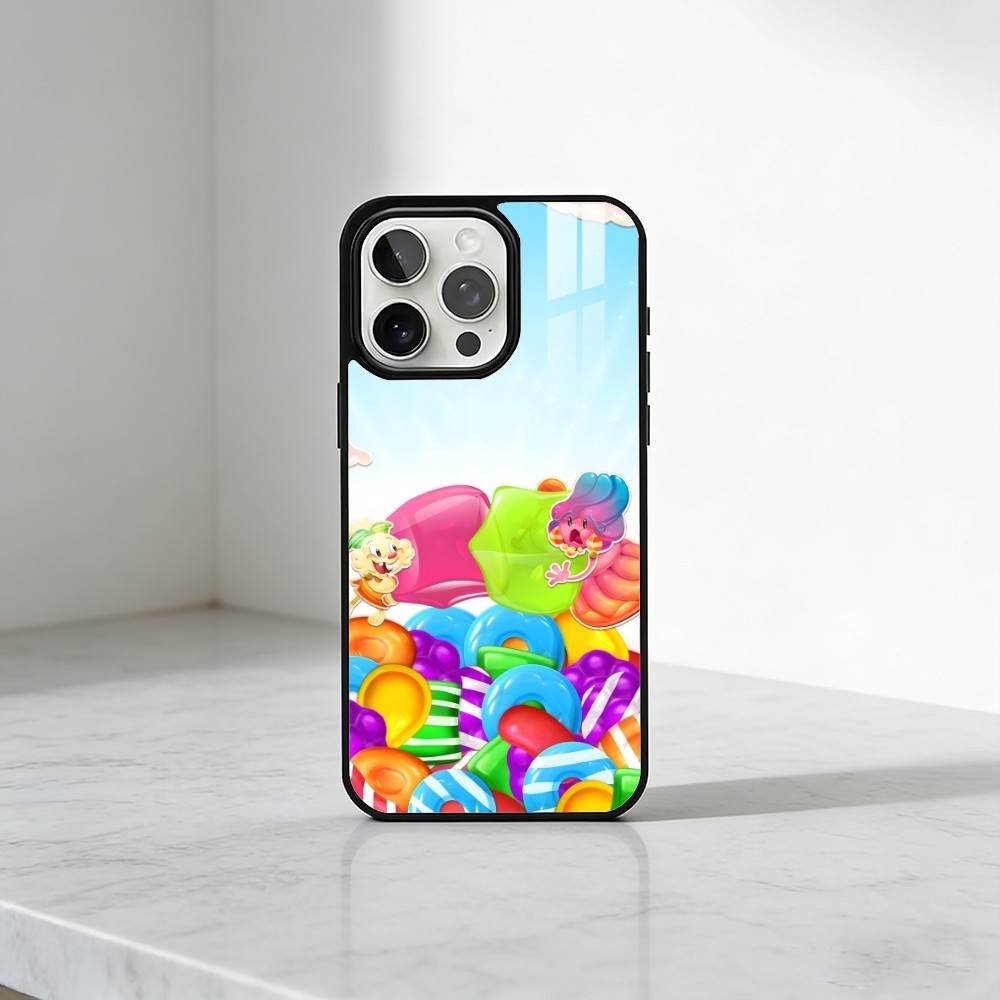 CCS Game C-Candy C-Crush Parinting Phone Case For iPhone17,16,15,14,13 Plus,Pro Max Magnetic For Magsafe Wireless Charging