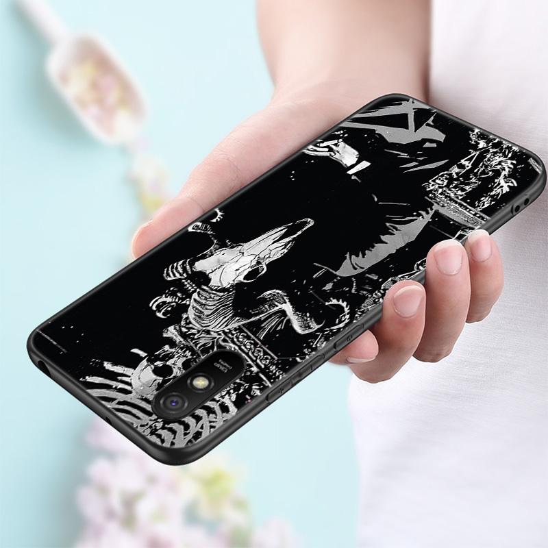 Pentagram 666 Demonic Satanic Silicone Phone Case For Xiaomi Redmi Note 11 10 9 8 Pro 11T 10T 10S 9S 8T 9 9A 9C 9T Black Cover