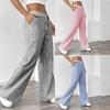European And American Women's Casual Pants, New Striped Trousers, All-match Street Loose Wide-leg Pants For Women