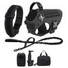 Large Dog Harness And Leash Set Pet German Shepherd Malinois Training Walking Vest Dog Harness And Collar For Medium Large Dogs