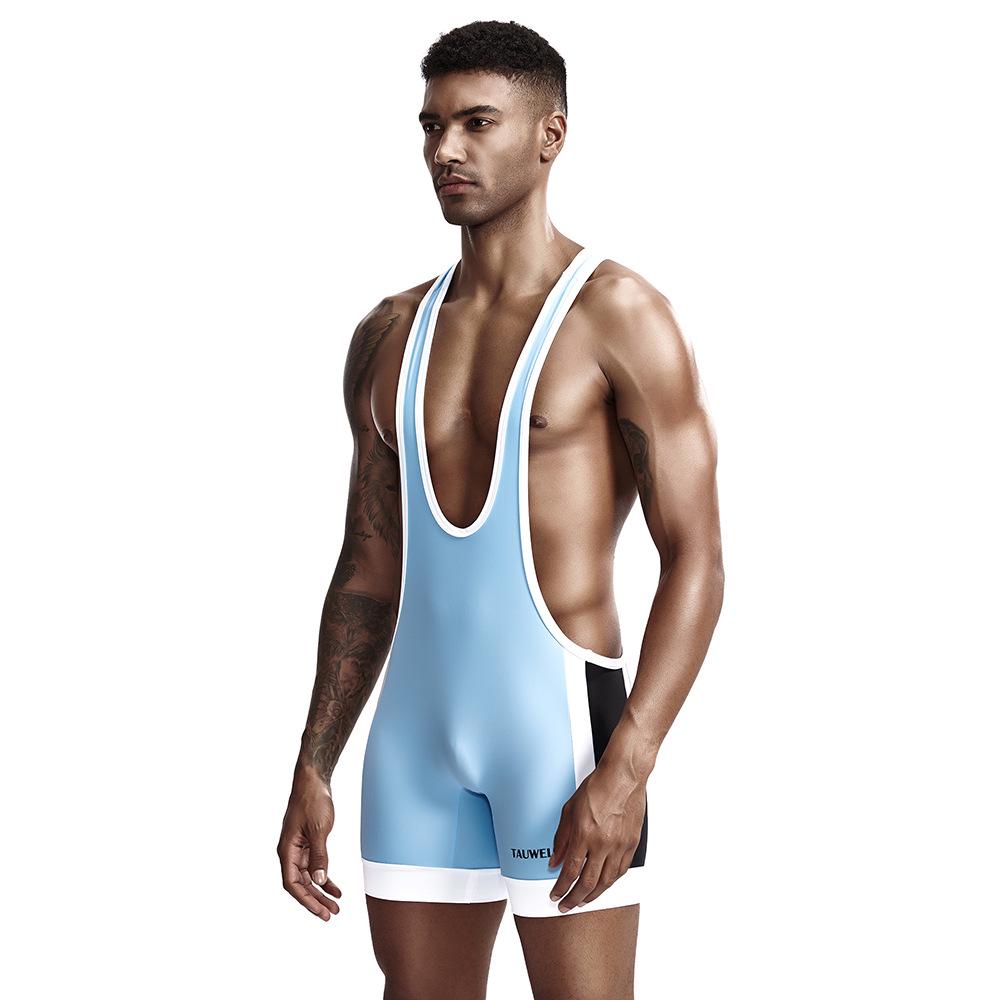 Men's Wrestling Sports Bodysuit Tank Top for Training