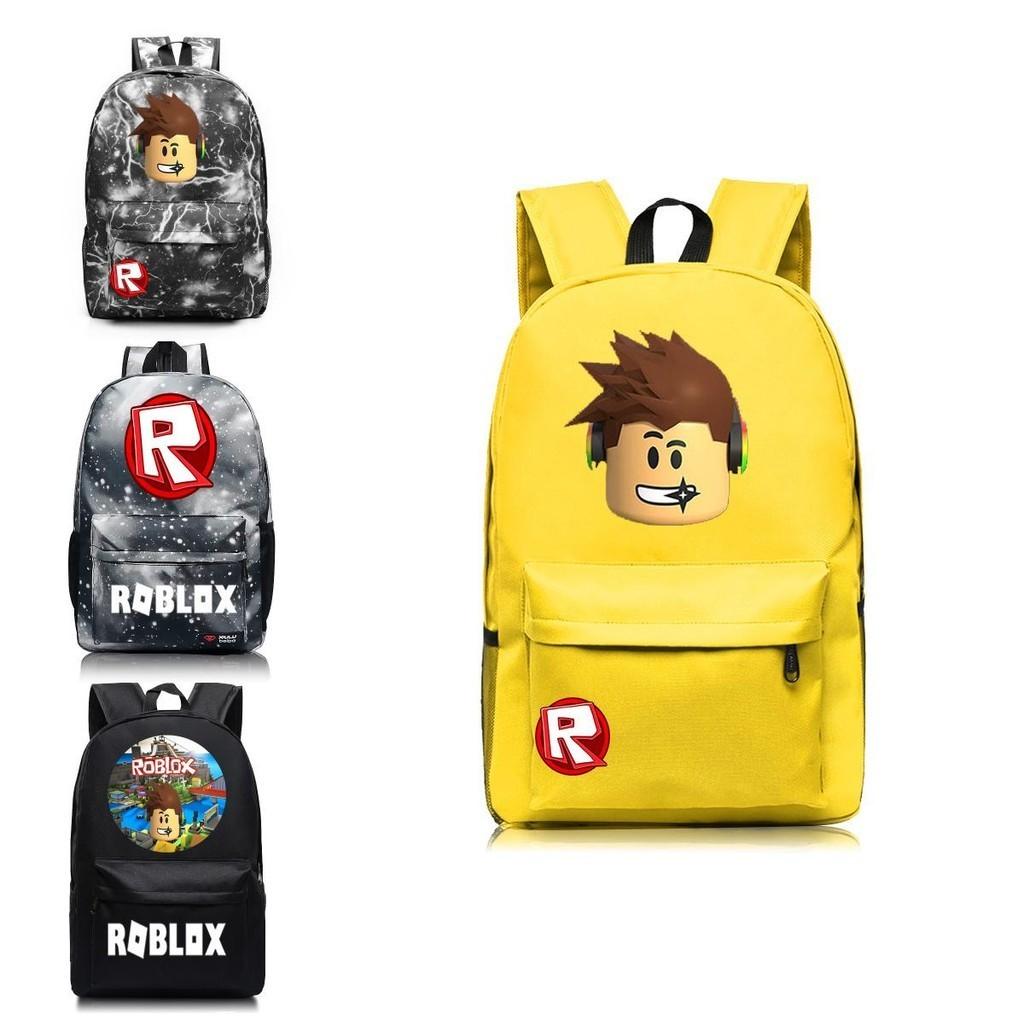 Roblox Pattern Kids Schoolbag Backpack With Starry Background And Large Capacity