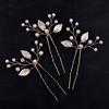 3Pcs Bridal U-shaped Pin Metal Barrette Clip Hairpins Rhinestone Wedding Hairstyle Design Tools Women Wedding Hair Accessories