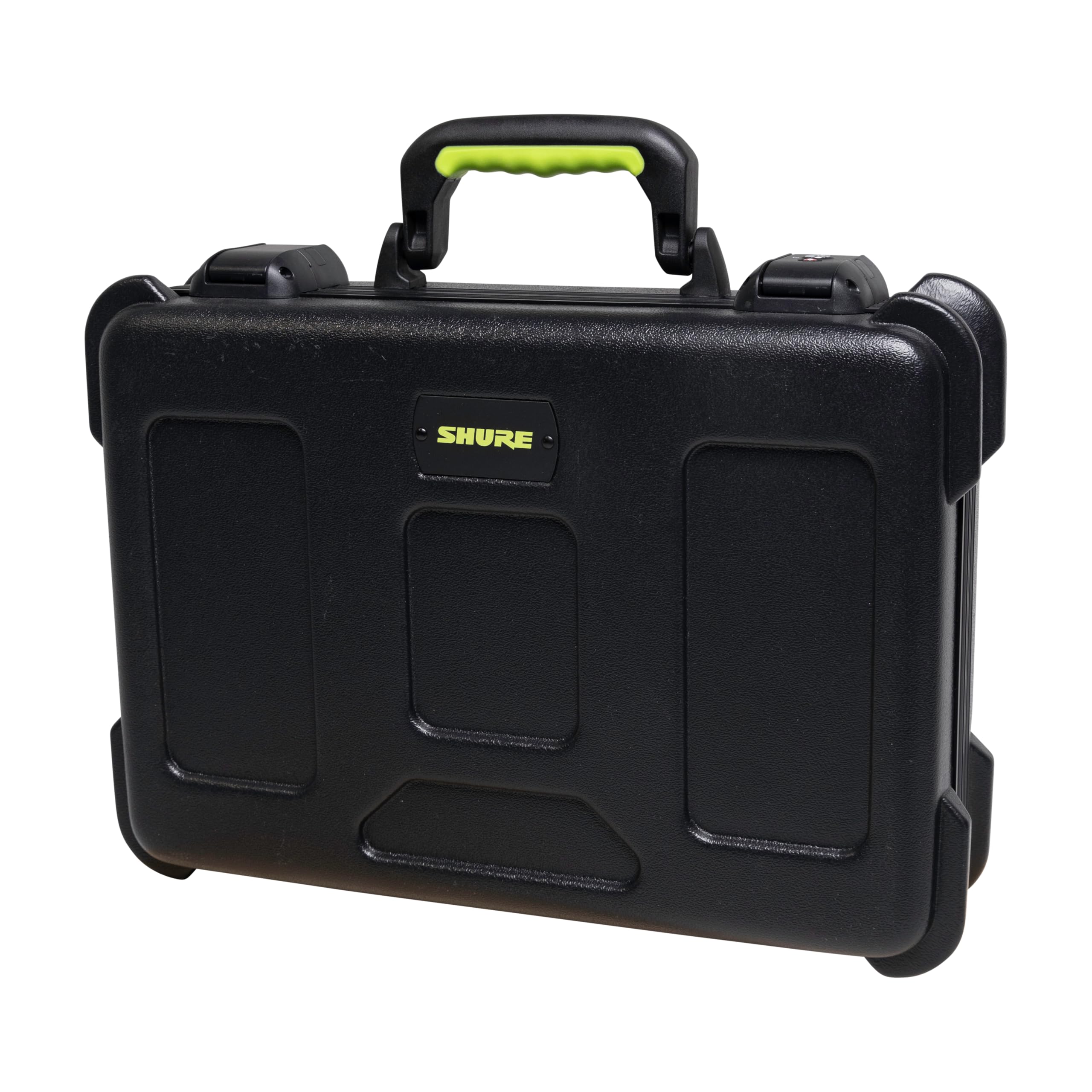 

Shure by Gator Microphone Case, PE Hard Case with TSA Lock, SH-MICCASEW06 (Holds 6 Microphones)