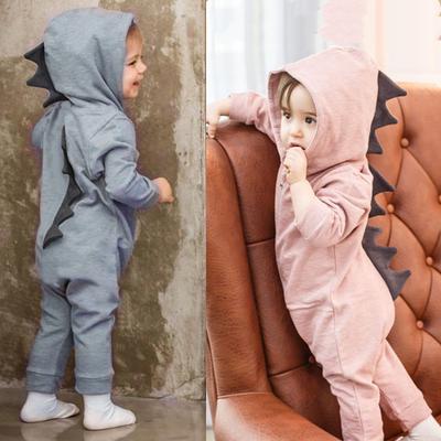 dinosaur hooded romper