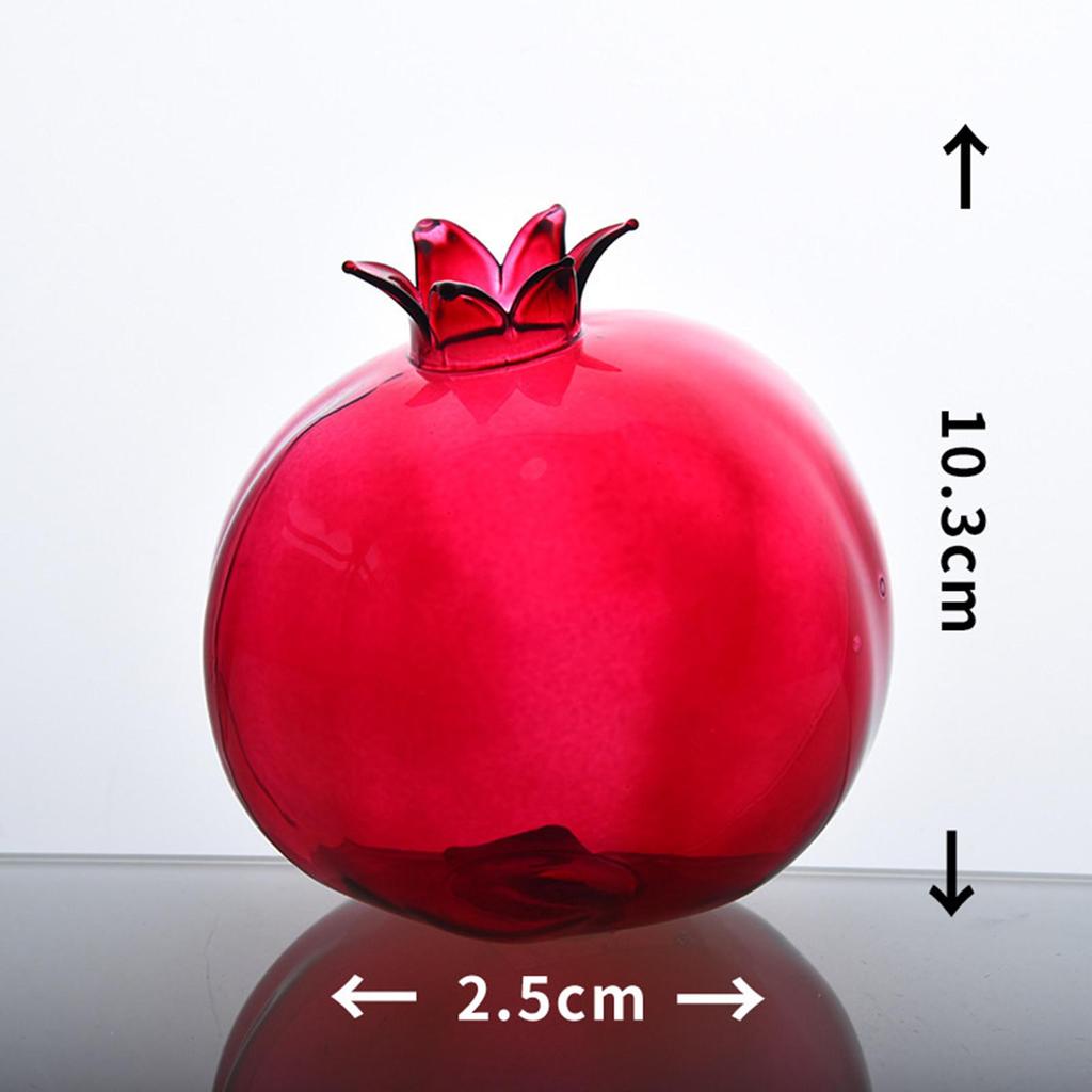 Glass Flower Vase Statue Empty Fragrance Diffuser Bottle Flower Arrangement for TV Cabinet Coffee Table Bookshelf Entryway Desk