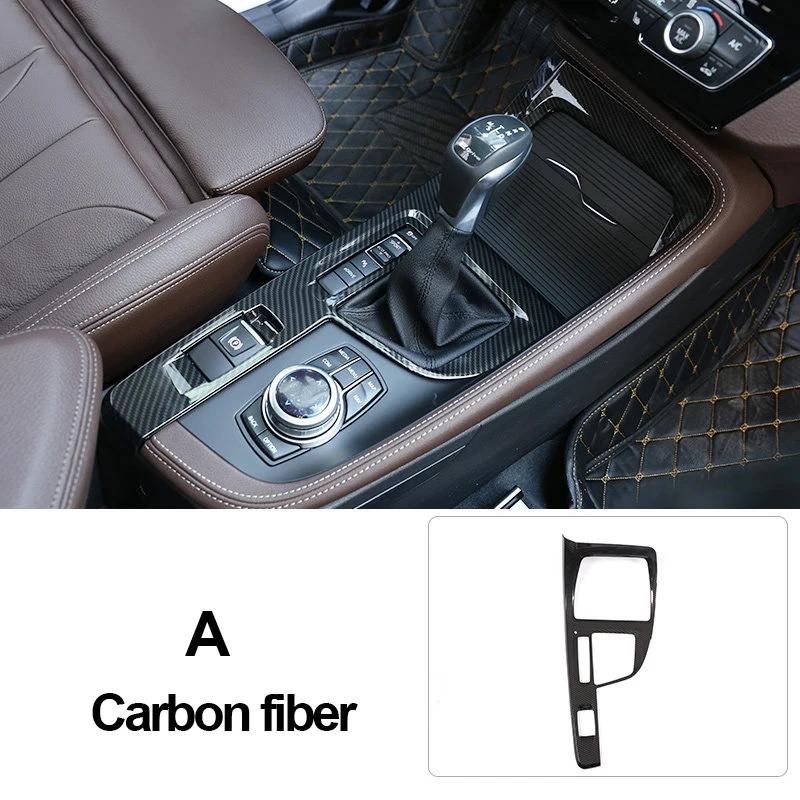ABS Car Gear Shift Panel For BMW X1 F48 X2 F39 2016 2017 2018     Cup Frame Cover Trim Stickers Protector