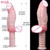 FAAK Dual Layer Silicone Realistic dildo Screw Handle Penis with Sucker Sex Toys For Women Vagina Anal Stimulate Sex Shop