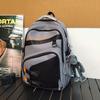 New simple contrasting color large capacity high value versatile schoolbag female junior high school student college student backpack