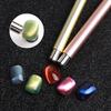 Dwustronny pisak do zdobienia paznokci - Design 3D Cat Eye Stalowa kulka Końcówka magnetyczna Bezzapachowy do salonu i domowego manicure Pedicure DIY