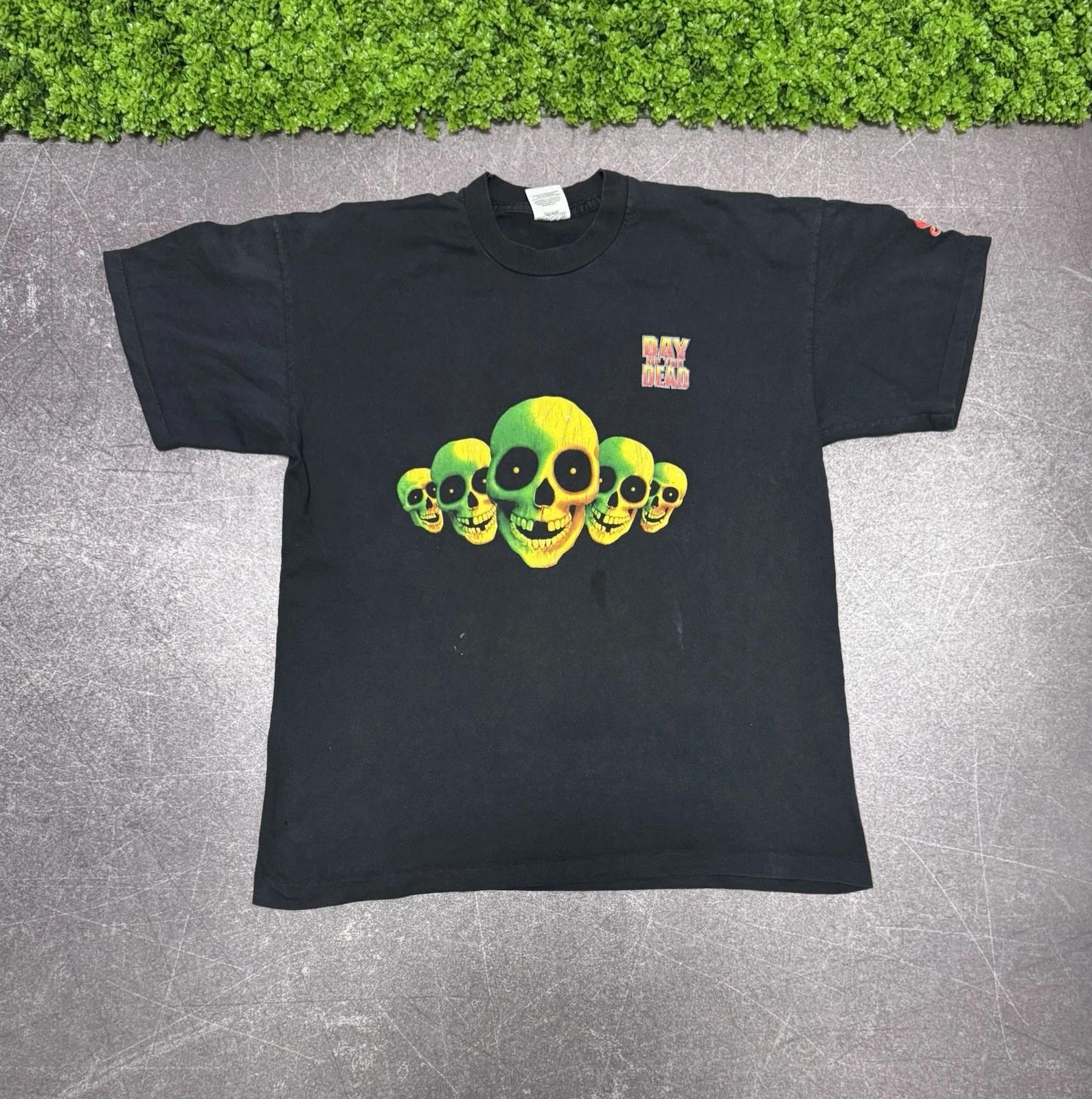 Vintage Day Of The Dead Horror Movie T-shirt M