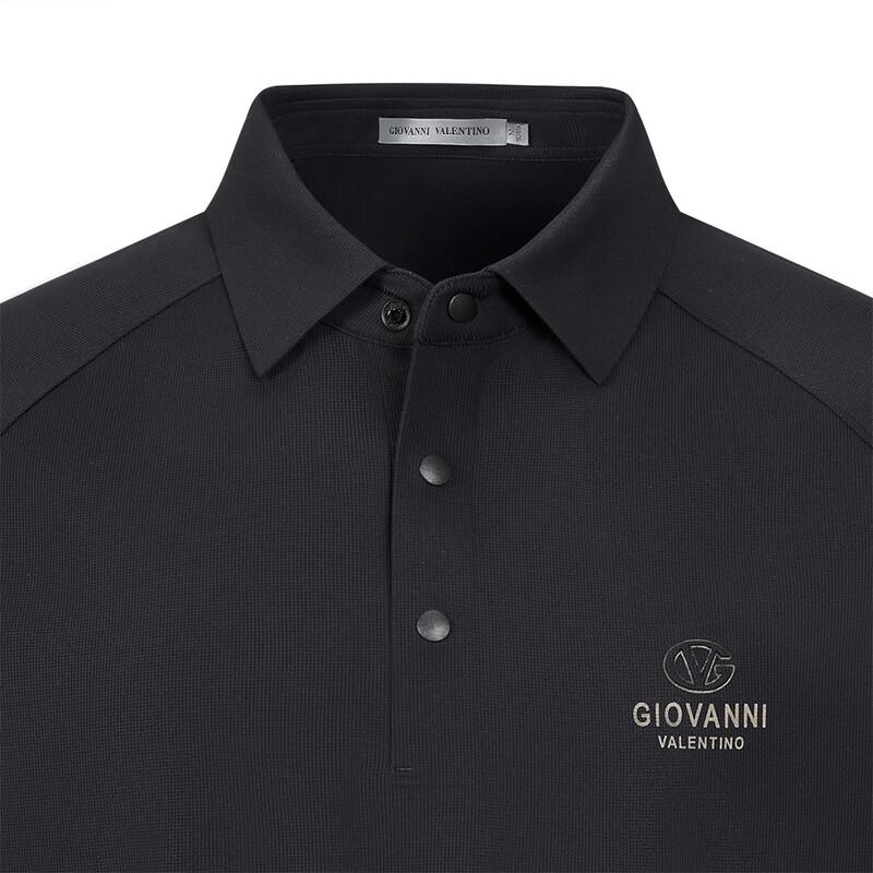 GIOVANNI VALENTINO Men's Cool-Touch Quick-Dry Polo Shirt