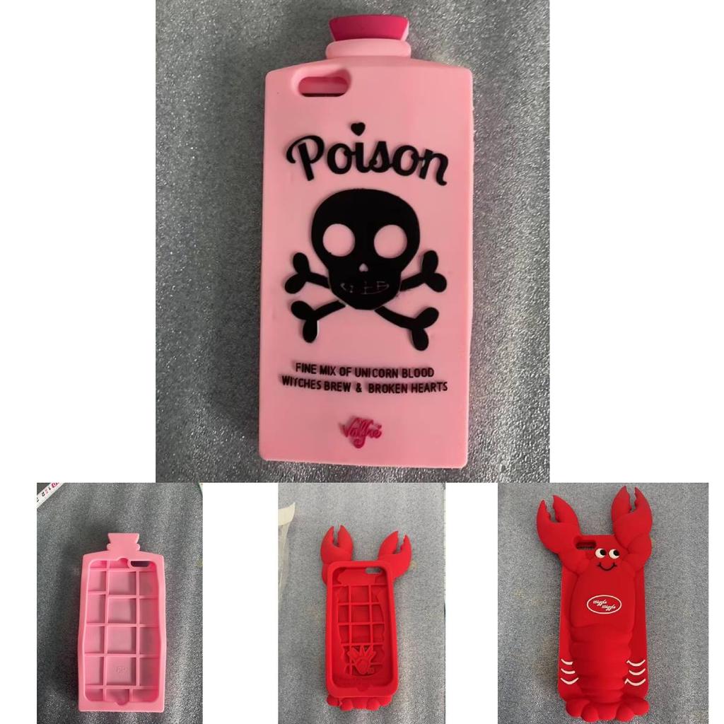 For Apple Phone Case Soft Tpu Cartoon Crab Perfume Bottle With Shockproof And Antiscratch For Iphone