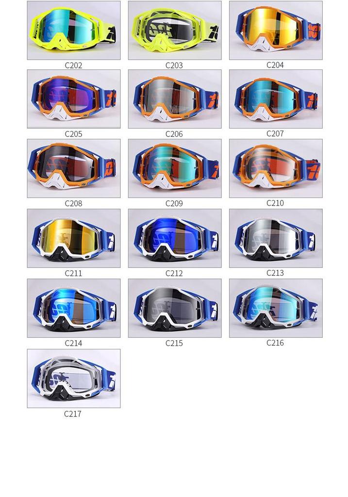 100% Windproof Off-road Motorcycle & Ski Goggles for Outdoor Riding