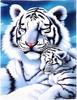 White Tiger Blanket Warm Plush Throw Fuzzy Bedspread Shawl for Bed Sofa Animal Print Flannel Blanket Fluffy Soft Cozy Blankets