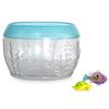 Interactive Cat Toy Fish Bowl with Swimming Fish and Floating Turtle Indoor Cats Mental Stimulation and Play