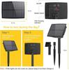 2Szt Girlanda Solarna Lampki Ogrodowe Druciki 100Led 10M + Usb