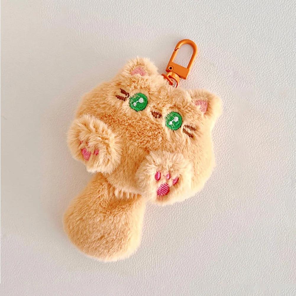 Cute Plush Cartoon Cat Doll Pendant Soft Cute Girl Backpack Decoration Pendant Doll Student Gift