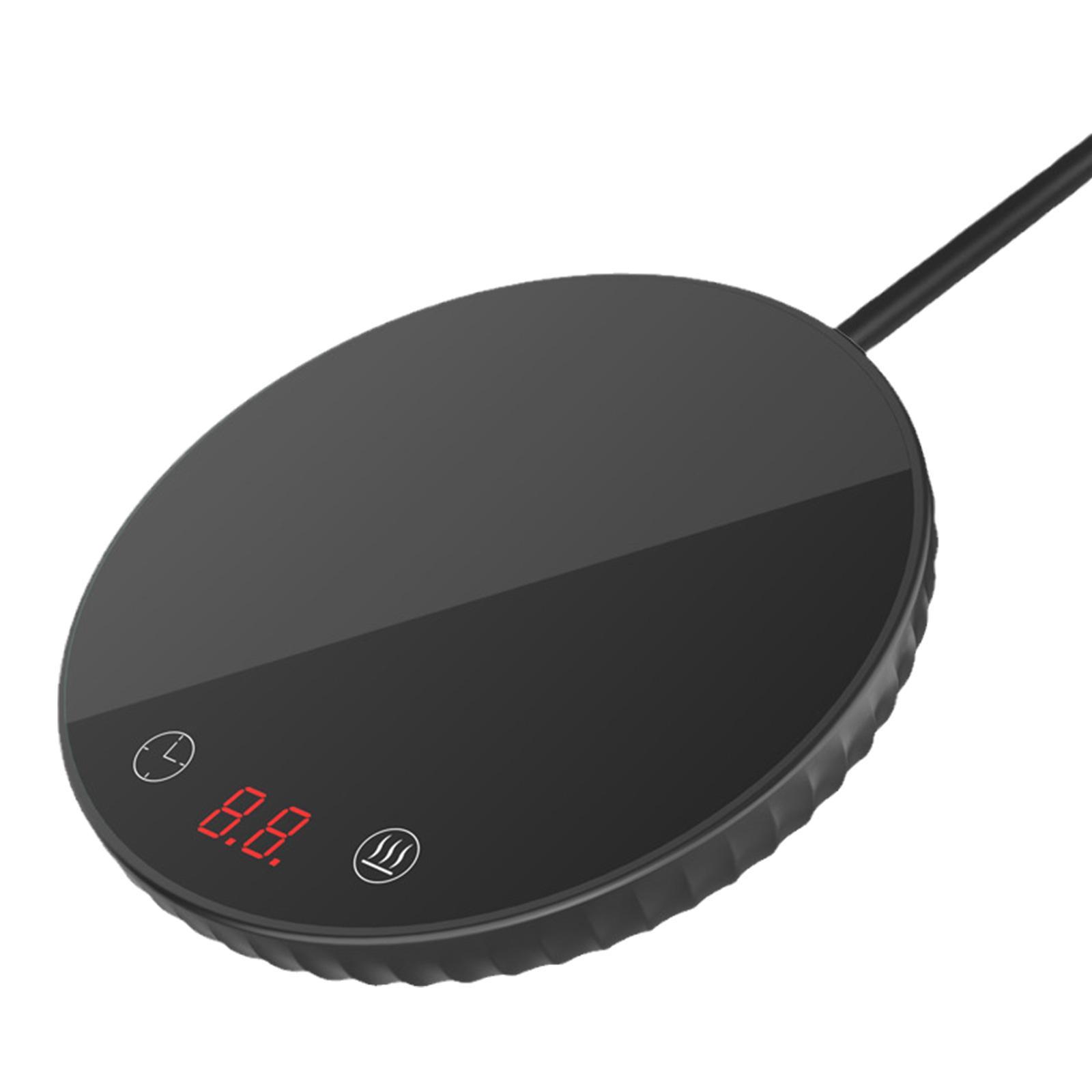 

Электрическая нагревательная подставка для напитков, молока, кофе, коврик для чая, кофе, подогреватель для кружек, кухонный сервиз, чашка, нагревательная подставка для евровилки чёрный