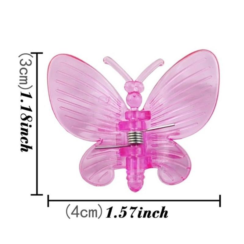 70 Peças Clipes de Planta em Forma de Borboleta Braçadeiras de Plástico Pesadas Adequadas para Flores Trepadeiras Orquídeas Suporte Design Anti-Acamamento