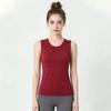 Summer Thin Sleeveless Vest Ice Silk T-shirt Women's Sports Outdoor Short Sleeved Round Neck Quick Drying Top