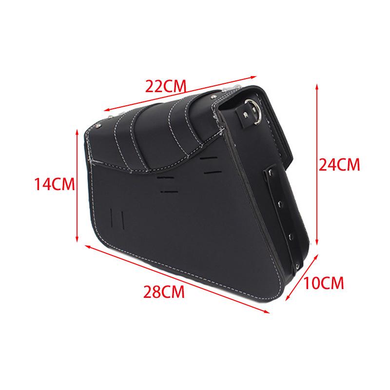 Waterproof Anti-Theft Retro Leather Saddlebags for Chunfeng & Hishih Motorcycles