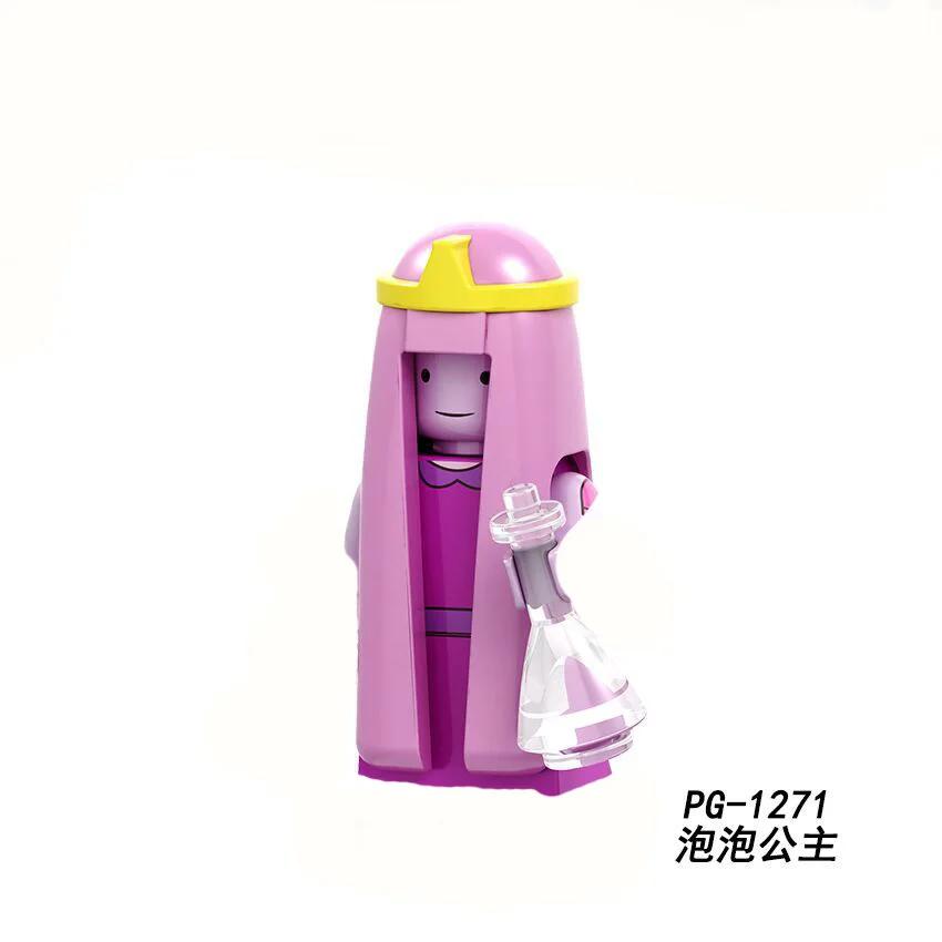 PG8141 Anime Cartoon Doll Building Blocks Kawaii Banana Man Shark Educational Toys Children's Home Gift Constructor Adventure