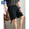 ROMON Men's 100% Cotton Plaid Cargo Bermuda Shorts