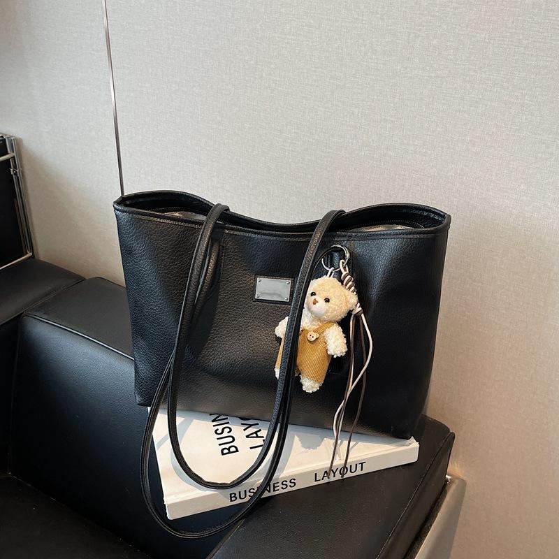 Geantă mare simplă și versatilă pentru femei, nouă, geantă tote casual de mare capacitate, geantă de umăr pentru studenți