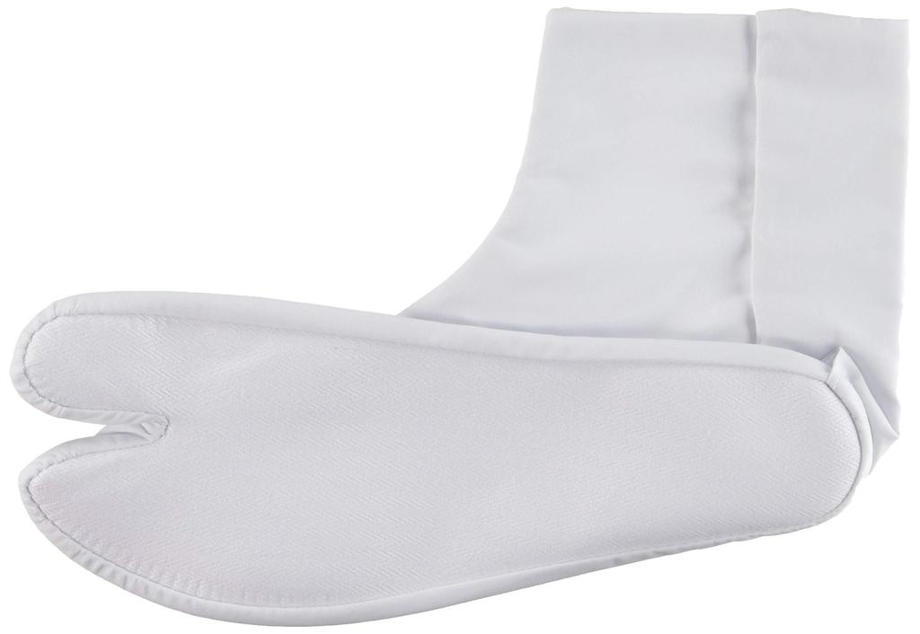 [Fukusuke] Fukusuke Tabi (Japanische Zehensocken) - Spezial-Calico, 5-Haken-Verschluss, Standardtyp, Gebleichte Baumwolle, 1 Paar, Weiß, Hergestellt in Japan,