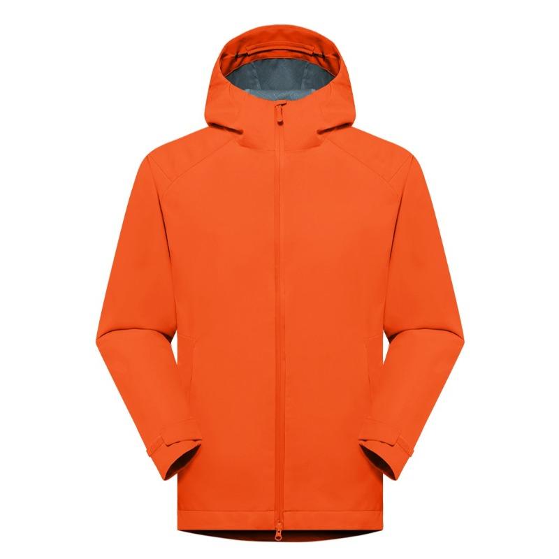 Leichte dünne einlagige winddichte wasserdichte atmungsaktive Hard-Shell-Jacke Unisex mit Kapuze durchgehend gefüttert für Outdoor-Radfahren Wandern