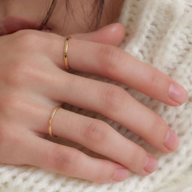 OVLA SLIM MELTING RING SET (2PCS) JR005