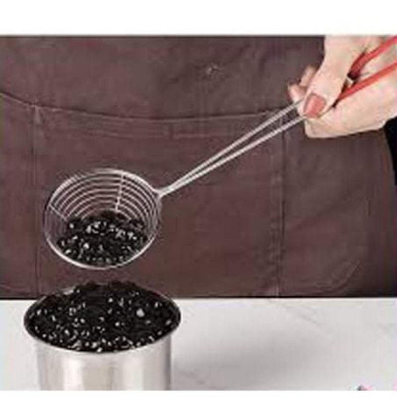Stainless Steel Large Colander Kitchen Cooking Skimmer Ladle Pasta Food Strainer Spoon Kitchen Tools