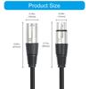 Professional 3Pin Splitter Cable Alloy Connectors Coppered Noise Less Studio Live Auditory Signal Distribution