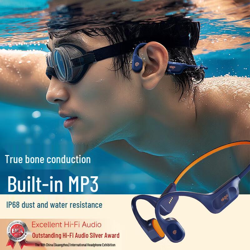 Aigo GS06 Bone Conduction Bluetooth Sports Swimming Headphones