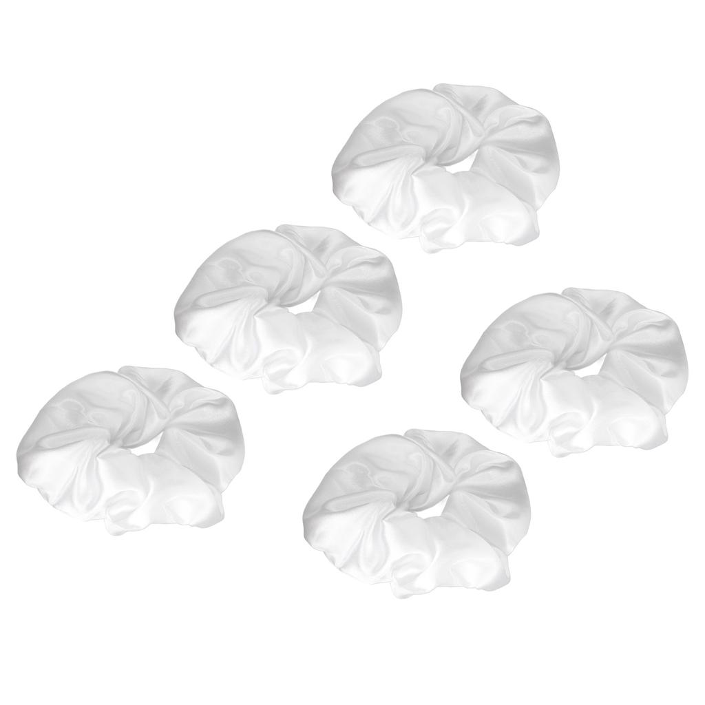 5Pcs Large Intestine Hair Ring LED Luminous Band Headdress Headwear Rope Light Emitting Halloween Decor