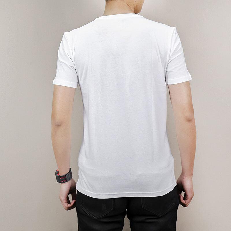 Adidas Neo Breathable Casual Pullover Short Sleeve T-Shirt Men Tops White CV6963