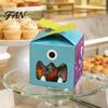 Foldable Cardboard Gift Boxes Cute Halloween Treat Boxes, Party Candy for Cookie Goodie Snack Small Packaging Packaging, Container Kids Trick