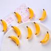 Cute 3D Banana Resin Ornament: Phone Case, Hair Clip, Magnet Accessory