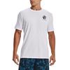Under Armour Breathable Casual Round Neck Sports T-Shirt Men tops White 1369441-100