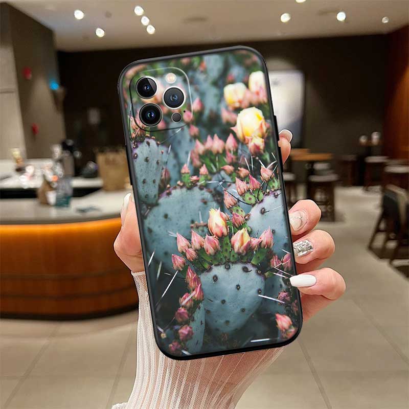 RE63 Watercolour Cacti And Succulent Phone Case for Samsung Galaxy S20 S21 S22 Ultra FE + Plus A21S A22 A24 A25 A26 A30 A30S A31
