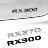 Vhodné pro RX300, RX350, RX500h, RX450h, RX270, RX200t Lexus zadní znak dekorativní kovové samolepky s písmeny