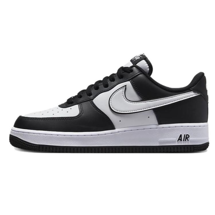 Nike Air Force 1 Low top Skateboard Shoes Unisex White Black DV0788-001(Team10-)