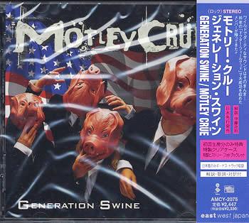

CD MOTLEY CRUE - Generation Swine AMCY2075 ELEKTRA 1997 Japan ObiRock Used