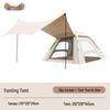 Small Cloud Pavilion 3-4 Person Outdoor Camping Tent with Canopy