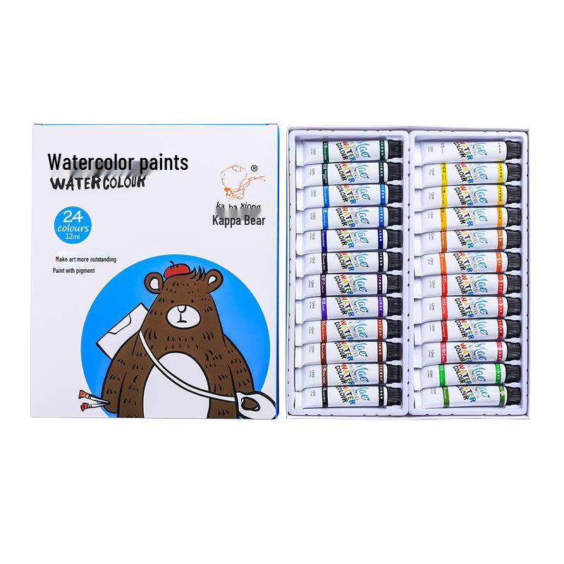 Conjunto de Tintas Aquarela para Iniciantes - 24, 36 ou 48 Cores Paleta Gouache